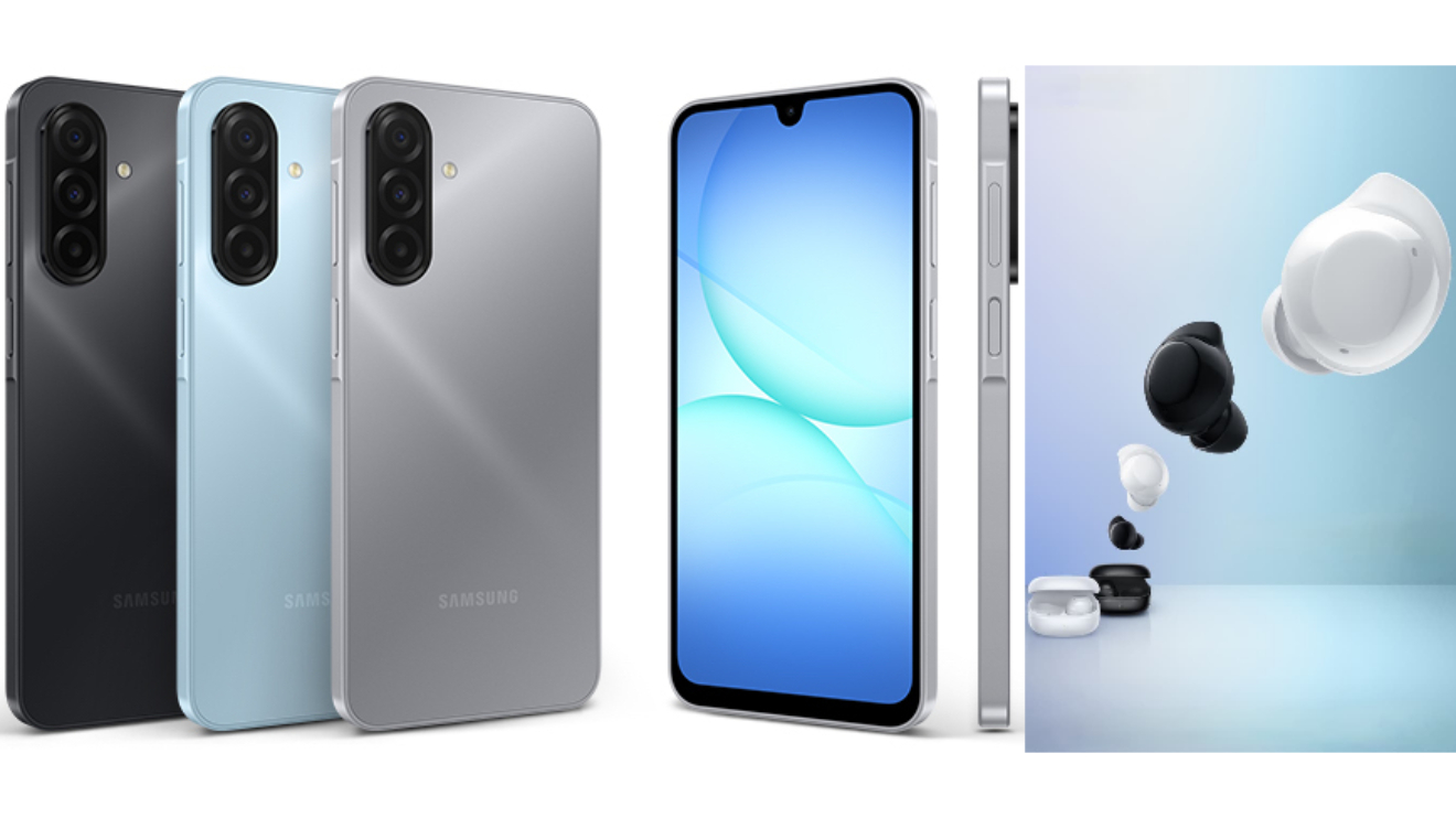 Samsung Galaxy A17 and Samsung Galaxy Buds Core. PHOTO/COURTESY